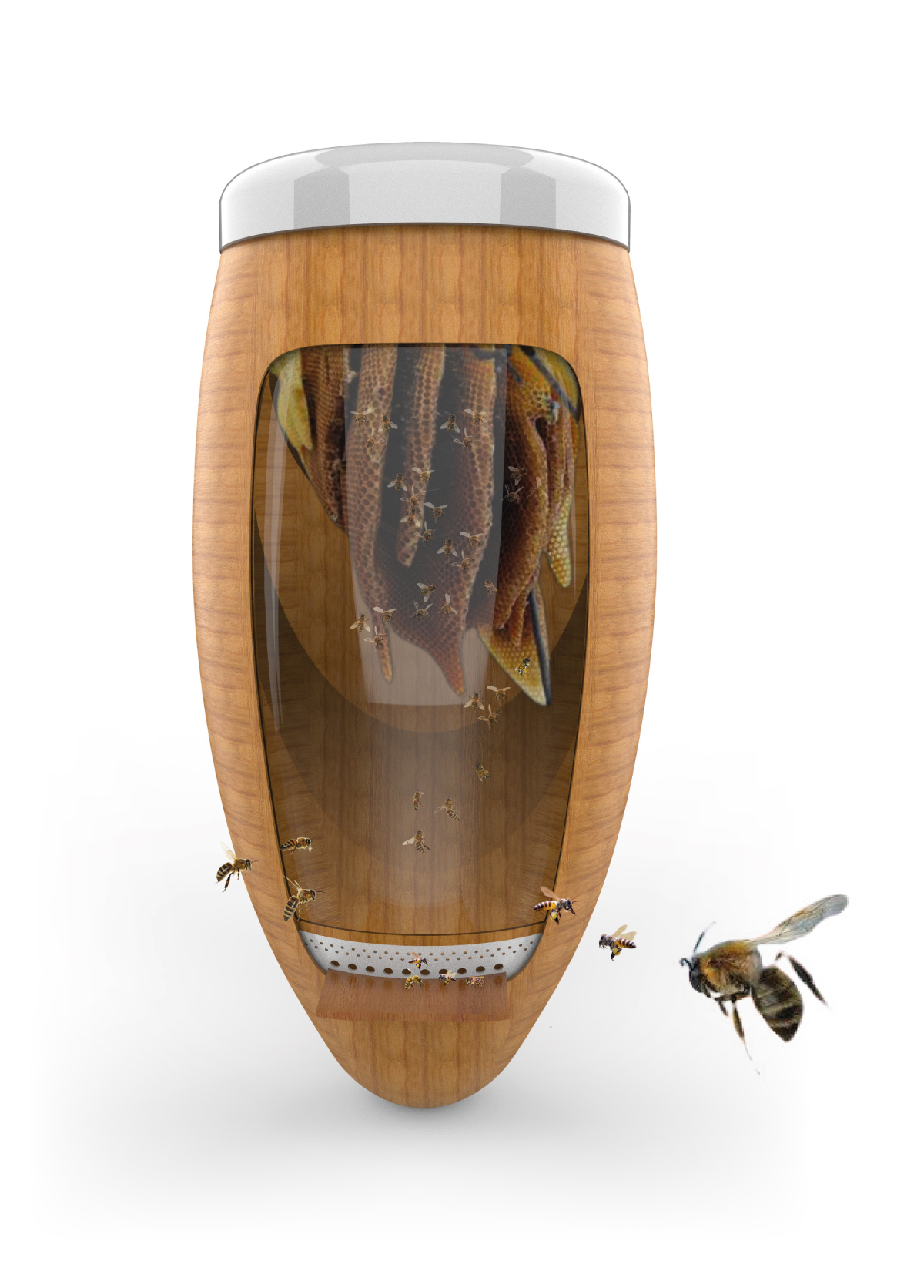 3D Bee Happy I Marie Lecommandoux