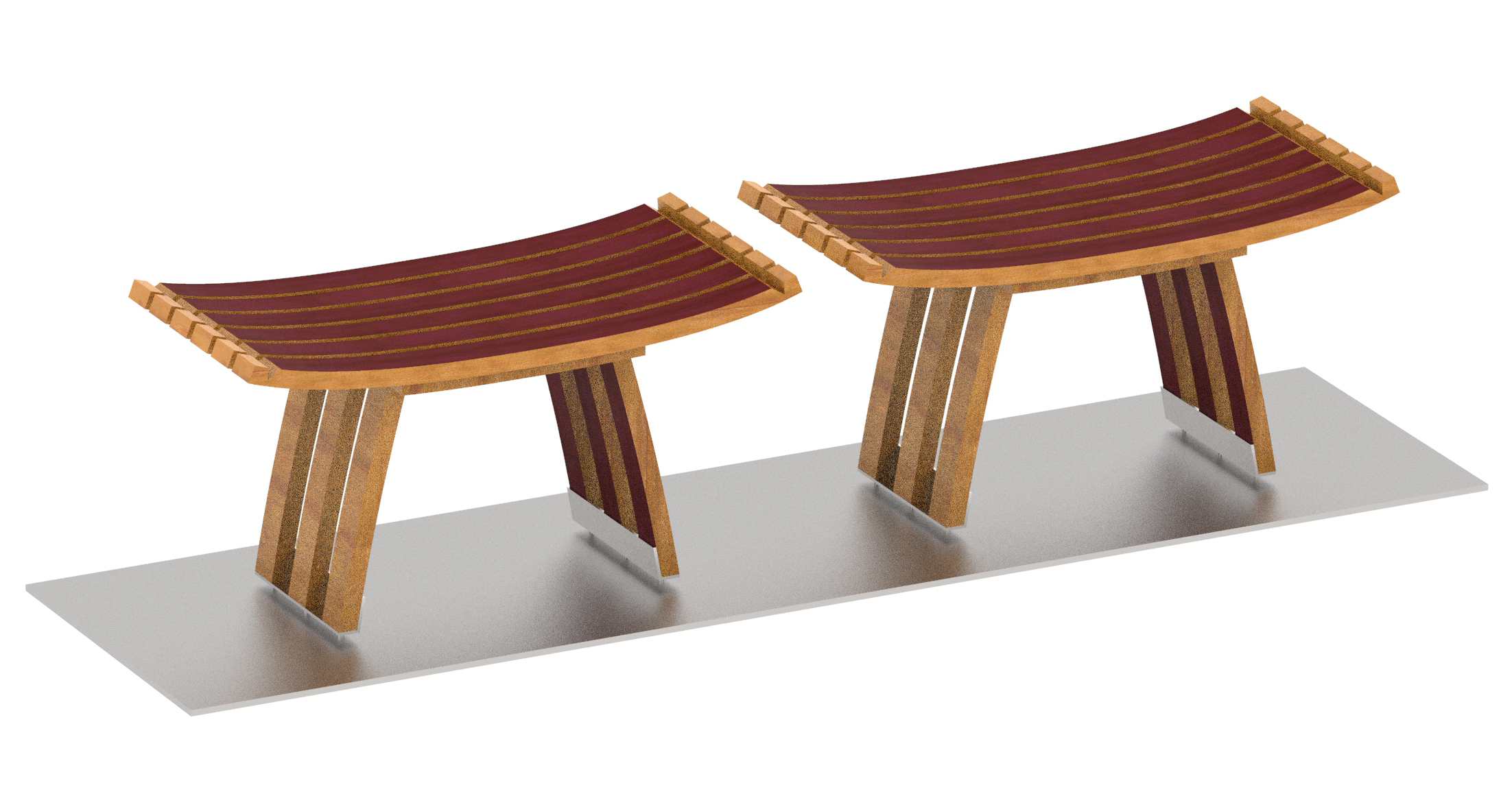 Terre de vin I 3d banc duo